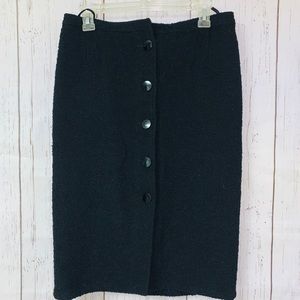 VALENTINO Wool Bouclé Skirt knee length